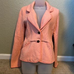 Pendleton Blazer pink jaquard print - womens small
